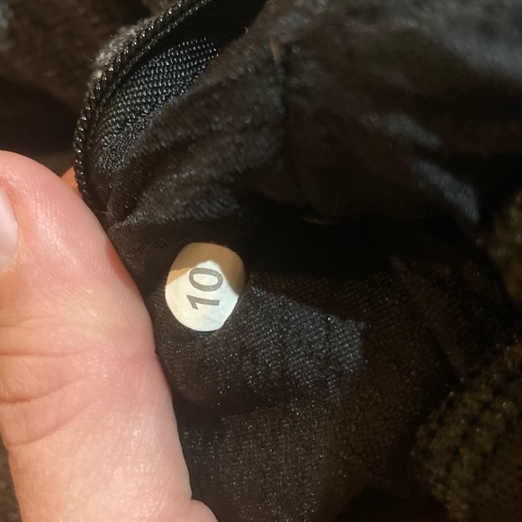 Lululemon Think Fast Pullover Longsleeve Grey Herringbone Athleticwear Top sz 10 - Picture 8 of 10